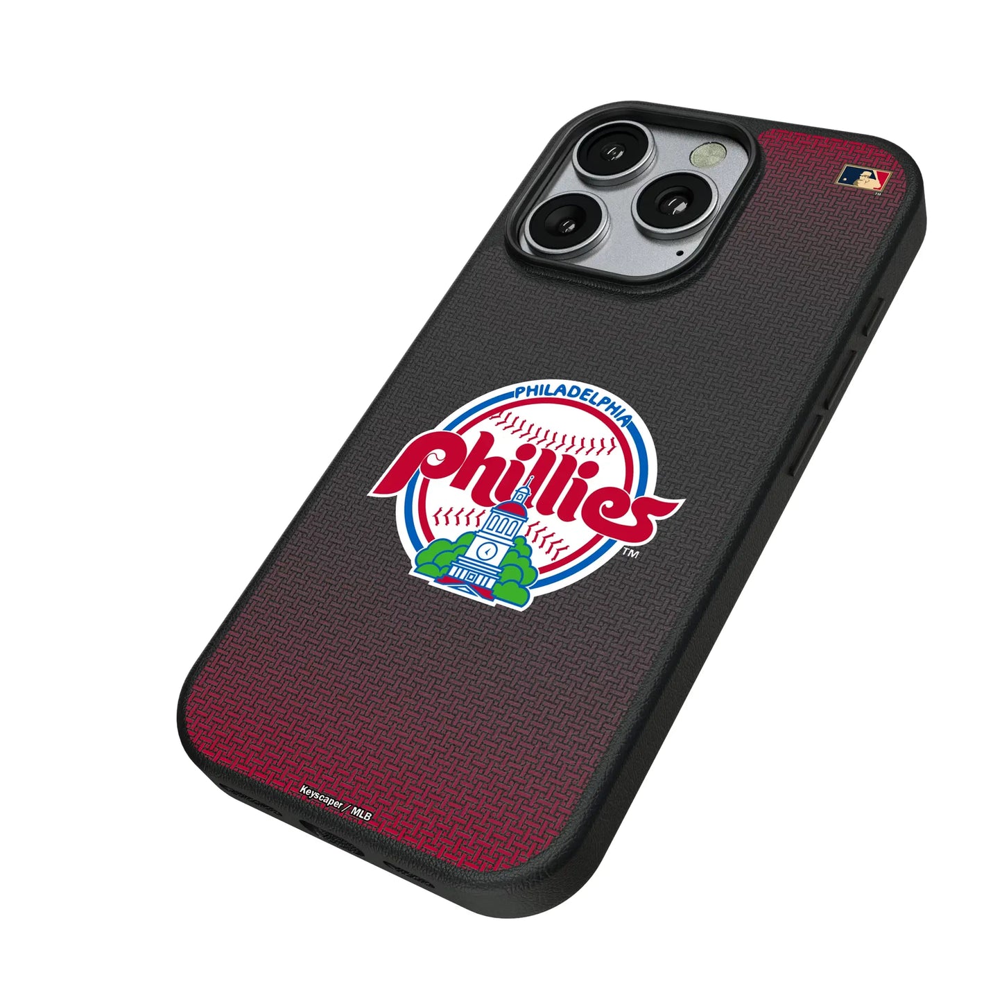 Philadelphia Phillies 1984-1991 - Cooperstown Collection Linen MagSafe Compatible Phone Case for Apple iPhone