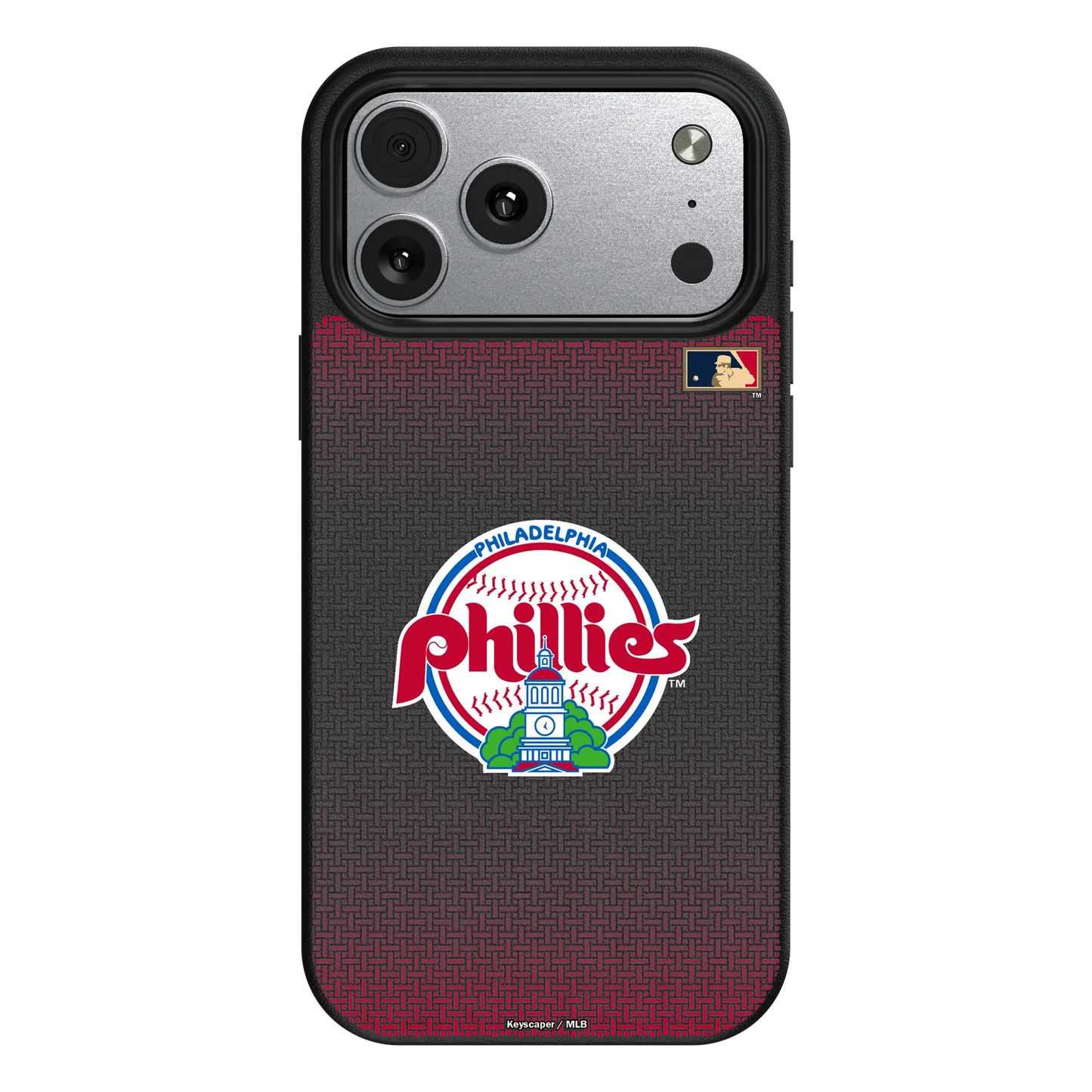 Philadelphia Phillies 1984-1991 - Cooperstown Collection Linen MagSafe Compatible Phone Case for Apple iPhone