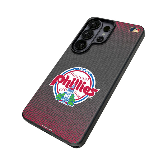 Philadelphia Phillies 1984-1991 - Cooperstown Collection Linen MagSafe Compatible Phone Case for Samsung Galaxy