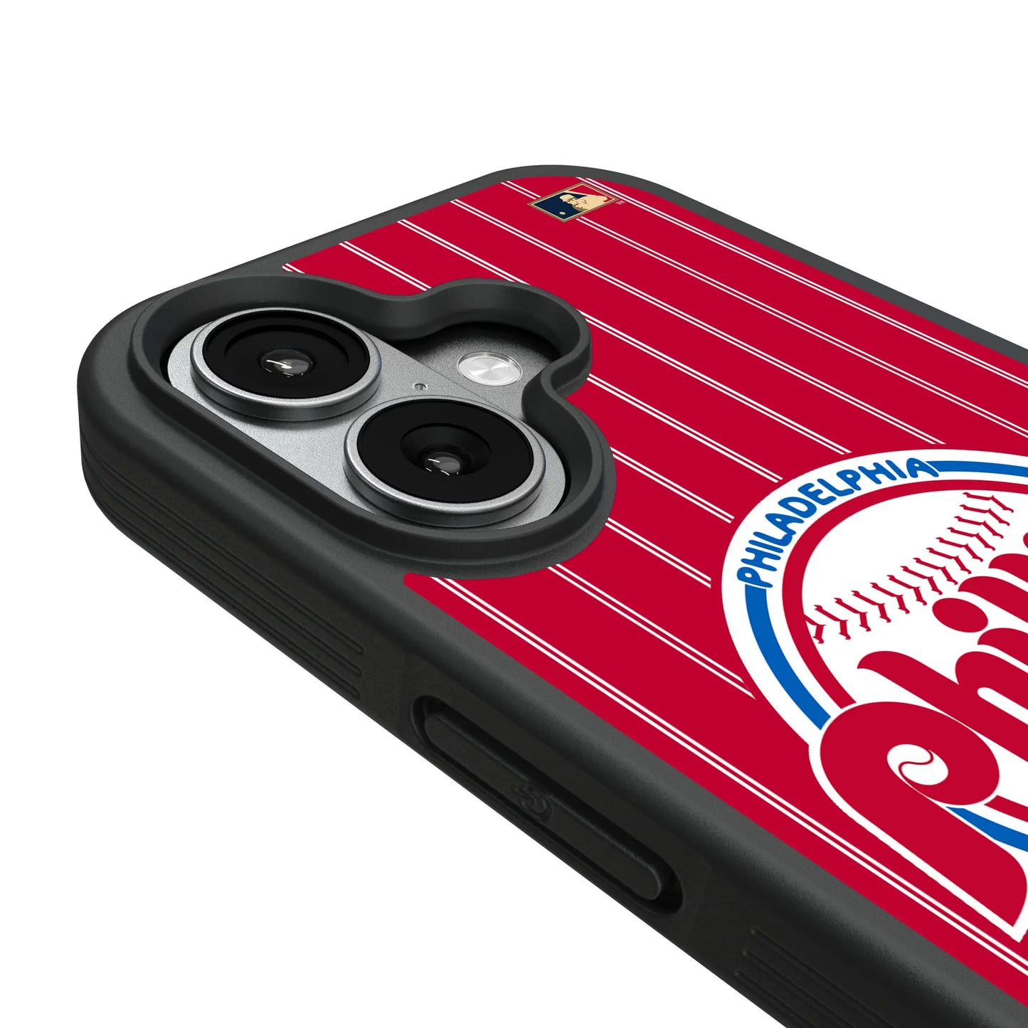 Philadelphia Phillies 1984-1991 - Cooperstown Collection Pinstripe Bump Phone Case for Apple iPhone
