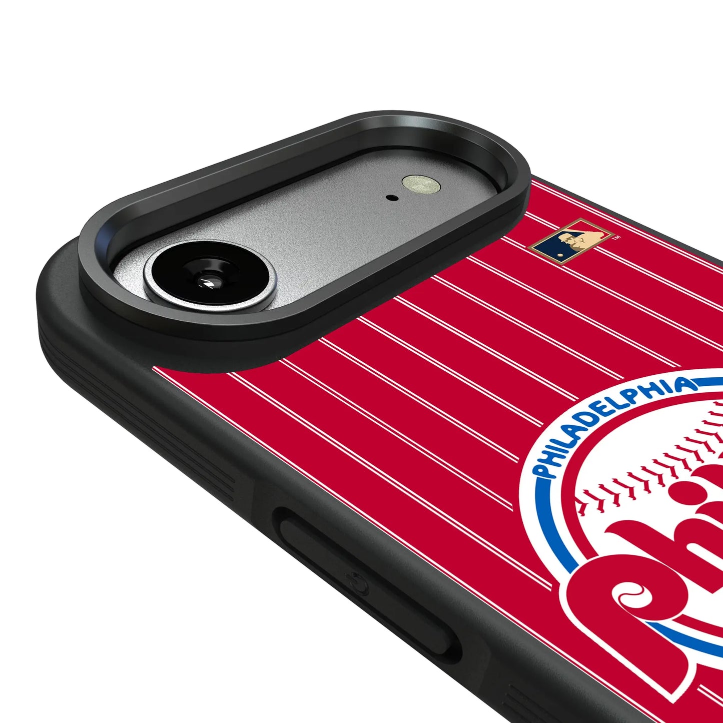Philadelphia Phillies 1984-1991 - Cooperstown Collection Pinstripe Bump Phone Case for Apple iPhone