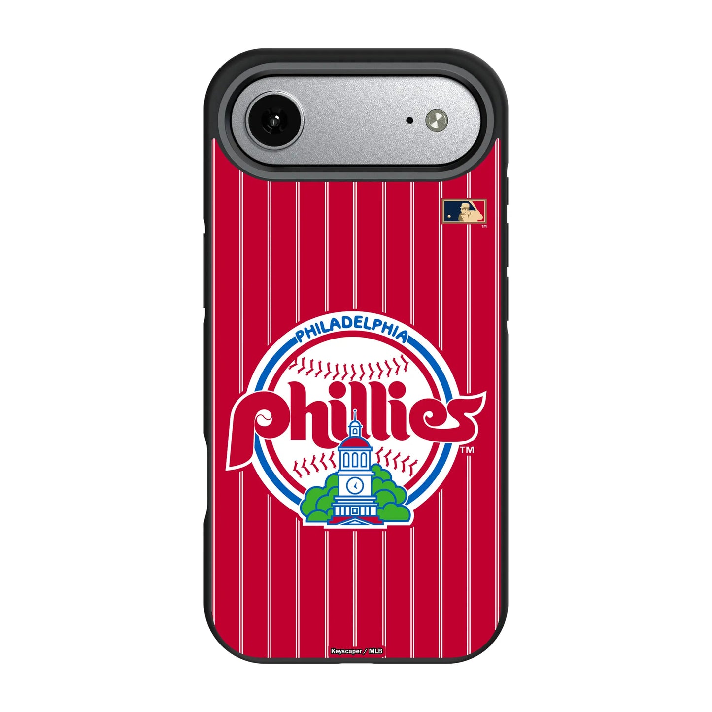 Philadelphia Phillies 1984-1991 - Cooperstown Collection Pinstripe Bump Phone Case for Apple iPhone