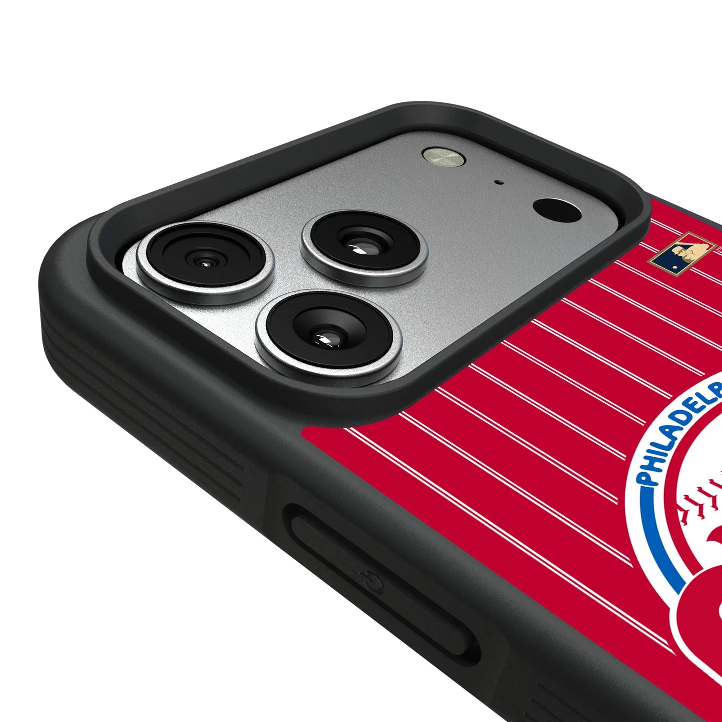 Philadelphia Phillies 1984-1991 - Cooperstown Collection Pinstripe Bump Phone Case for Apple iPhone