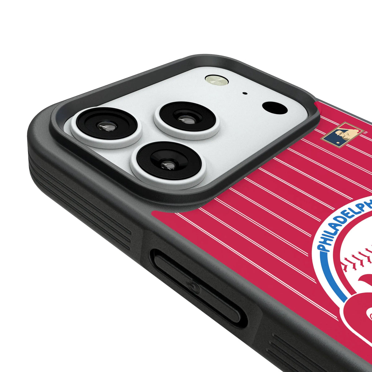 Philadelphia Phillies 1984-1991 - Cooperstown Collection Pinstripe Bump Phone Case for Apple iPhone