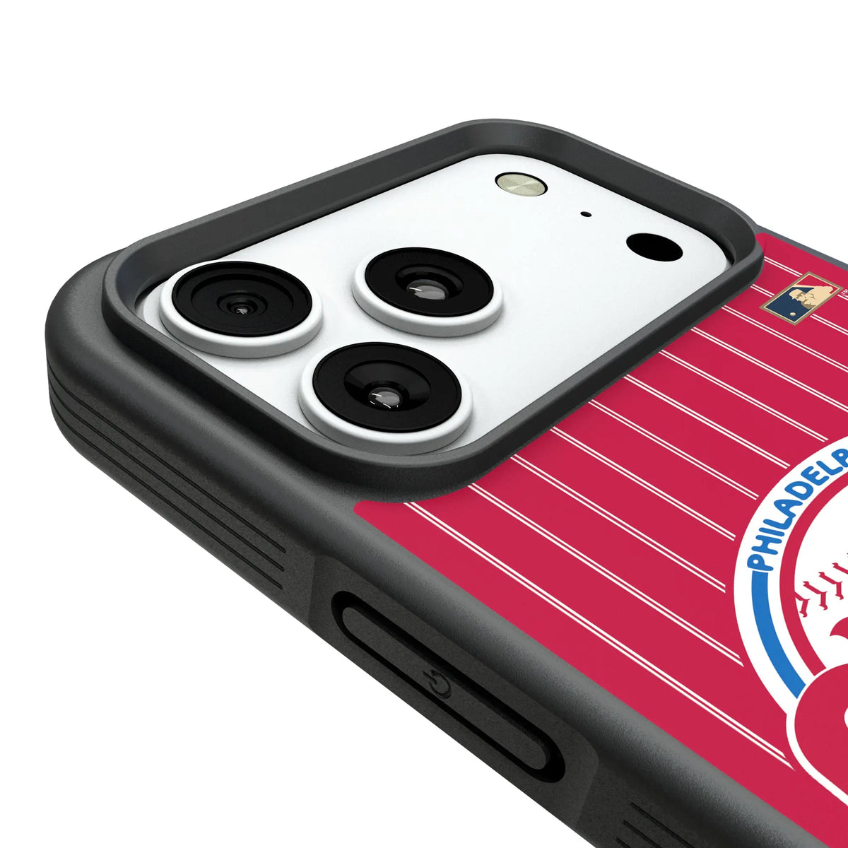 Philadelphia Phillies 1984-1991 - Cooperstown Collection Pinstripe Bump Phone Case for Apple iPhone