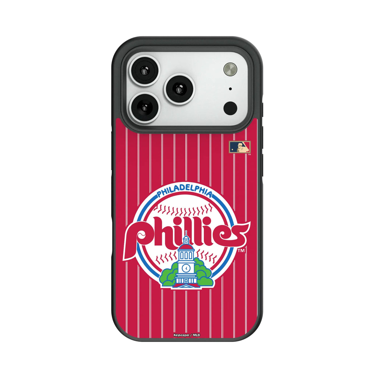Philadelphia Phillies 1984-1991 - Cooperstown Collection Pinstripe Bump Phone Case for Apple iPhone