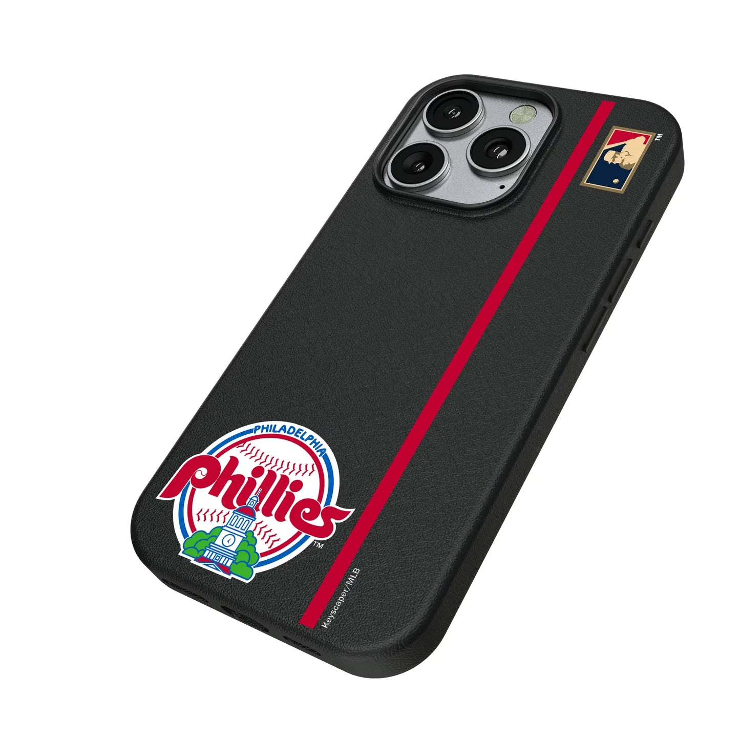 Philadelphia Phillies 1984-1991 - Cooperstown Collection Sidebar MagSafe Compatible Phone Case for Apple iPhone