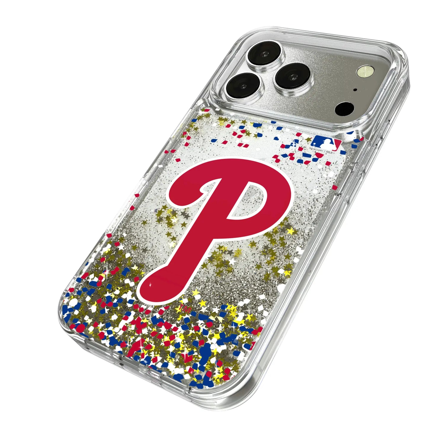Philadelphia Phillies Confetti Glitter Phone Case for Apple iPhone