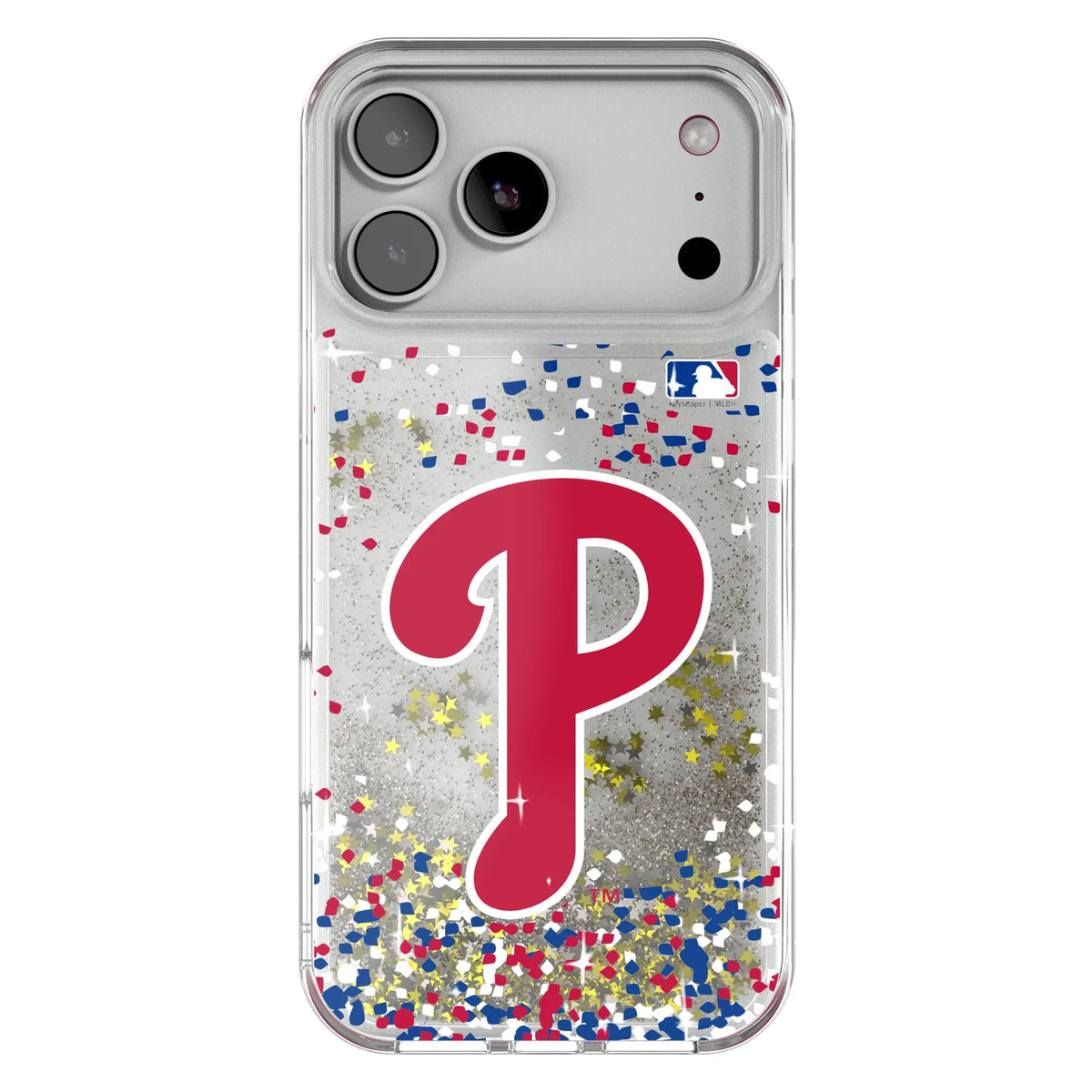 Philadelphia Phillies Confetti Glitter Phone Case for Apple iPhone