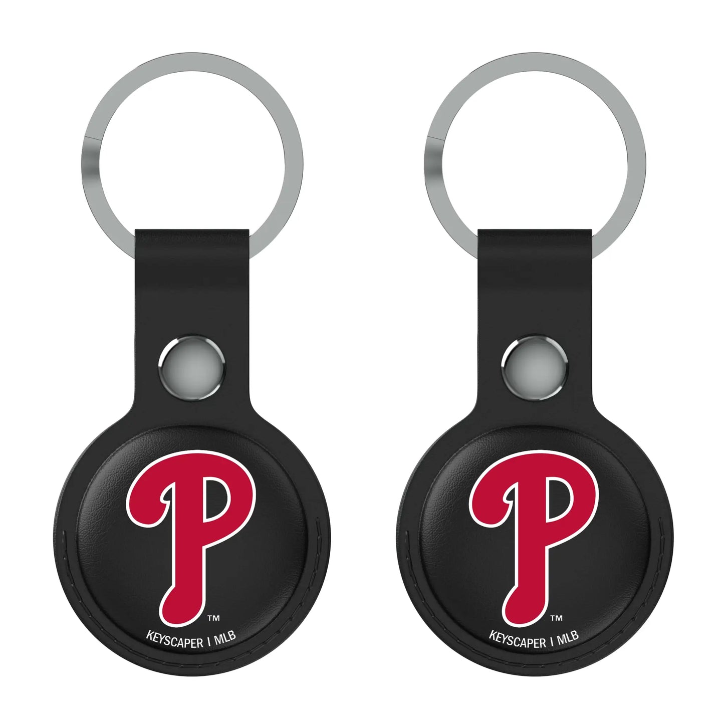 Philadelphia Phillies Insignia Black Airtag Holder 2-Pack