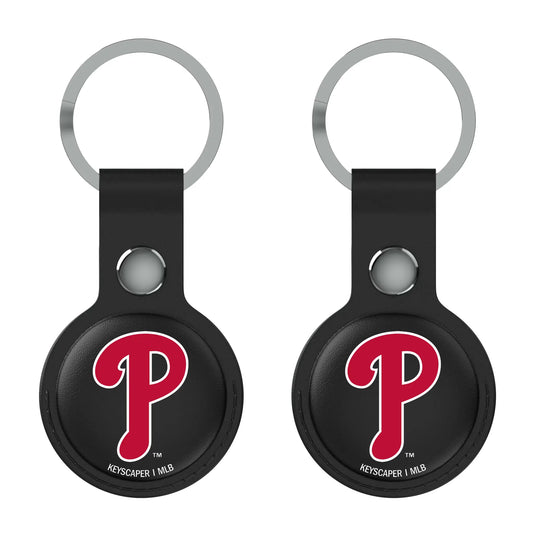 Philadelphia Phillies Insignia Black Airtag Holder 2-Pack