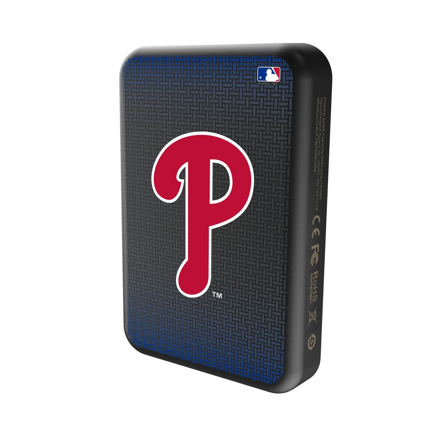 Philadelphia Phillies Linen Wireless Mag Power Bank