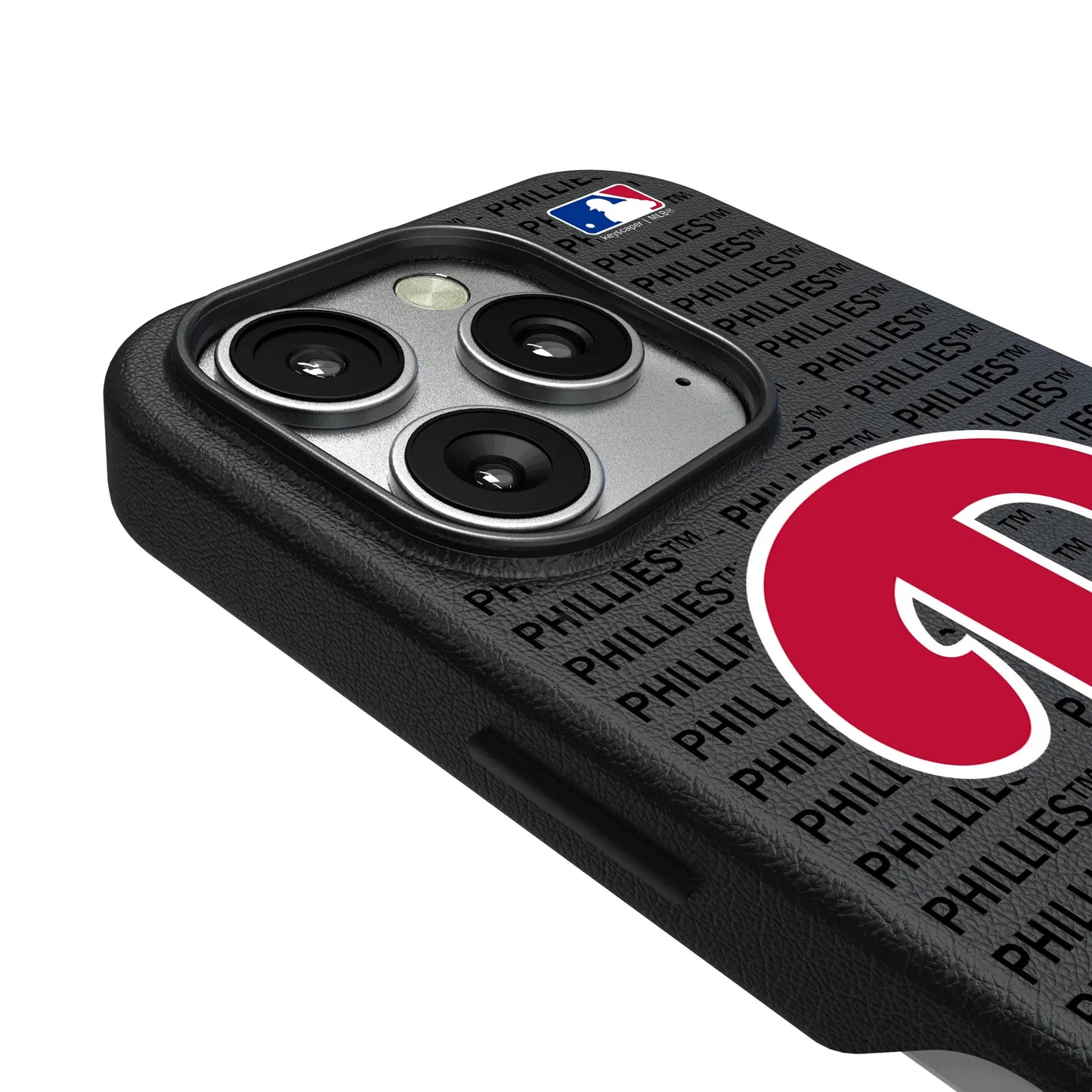 Philadelphia Phillies Text Backdrop MagSafe Compatible Phone Case for Apple iPhone