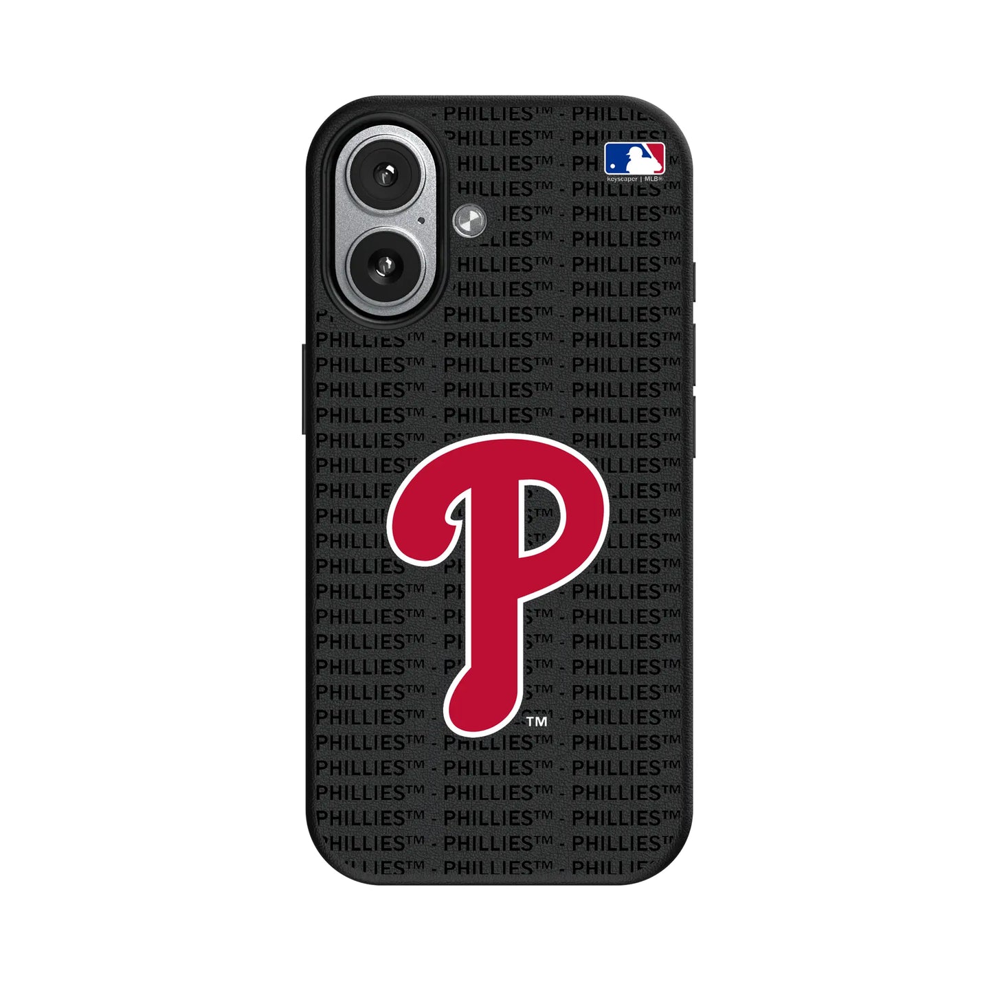 Philadelphia Phillies Text Backdrop MagSafe Compatible Phone Case for Apple iPhone