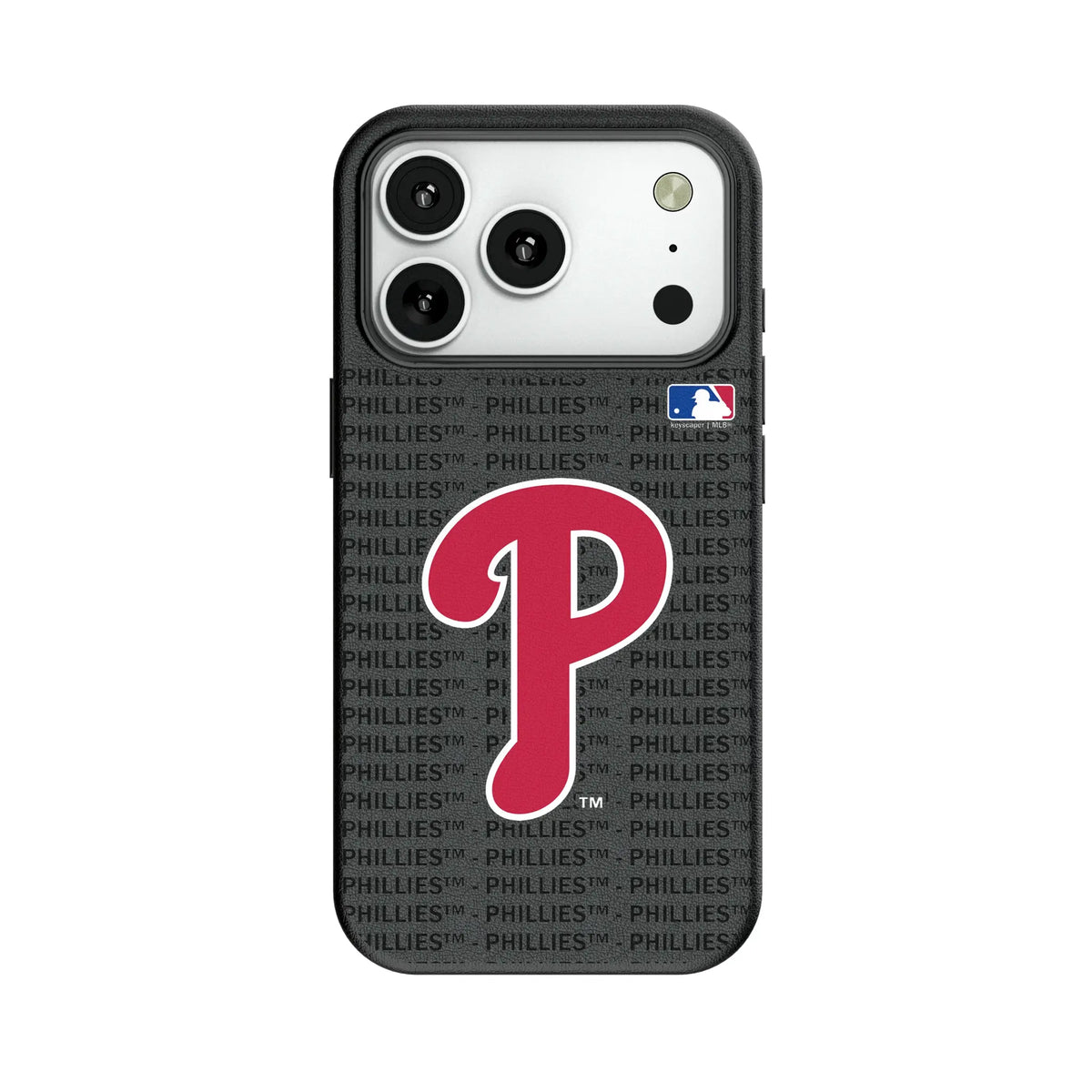 Philadelphia Phillies Text Backdrop MagSafe Compatible Phone Case for Apple iPhone