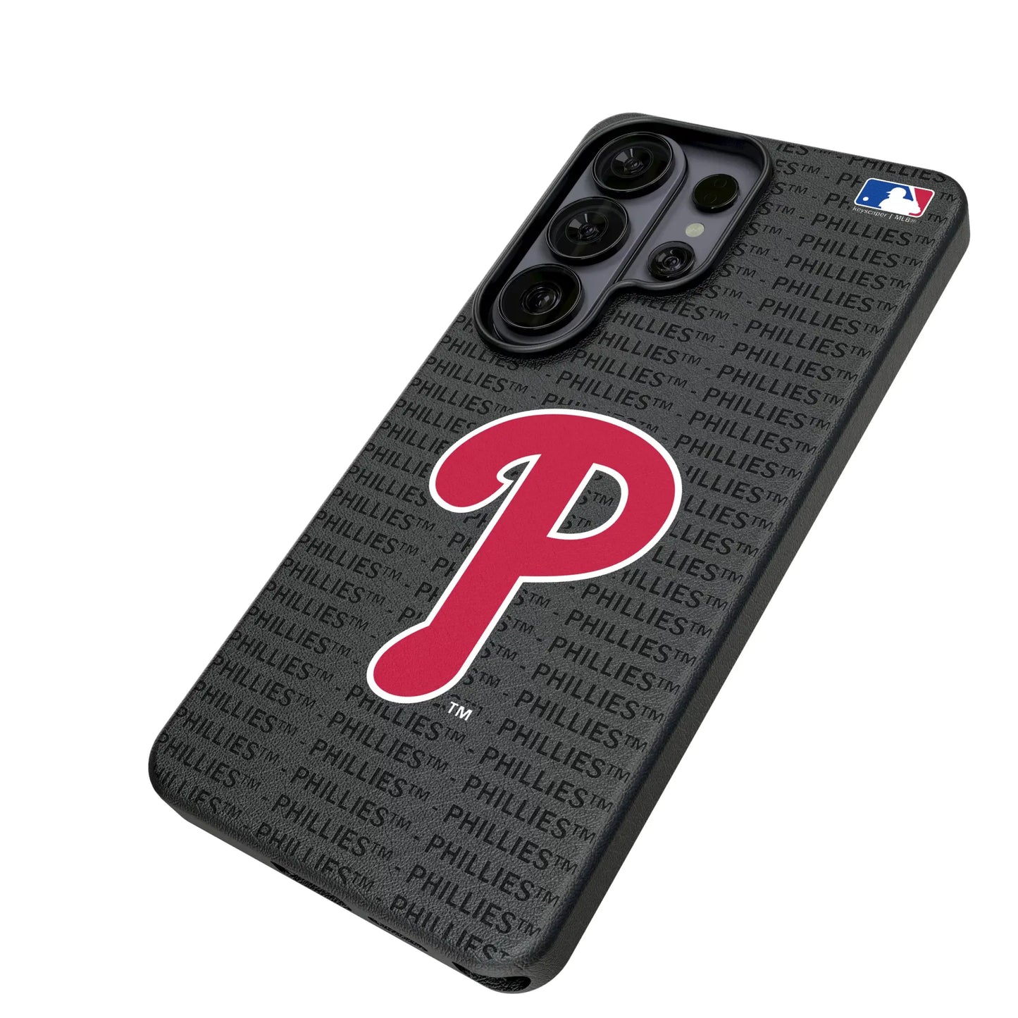 Philadelphia Phillies Text Backdrop MagSafe Compatible Phone Case for Samsung Galaxy