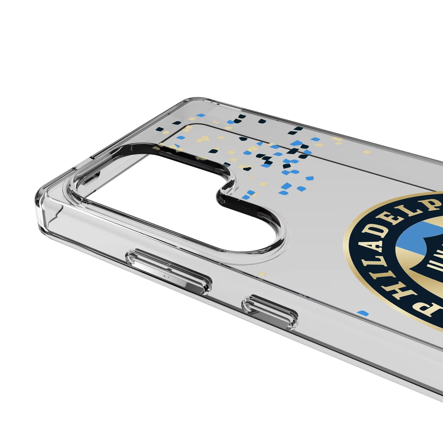 Philadelphia Union Confetti Clear Phone Case for Samsung Galaxy