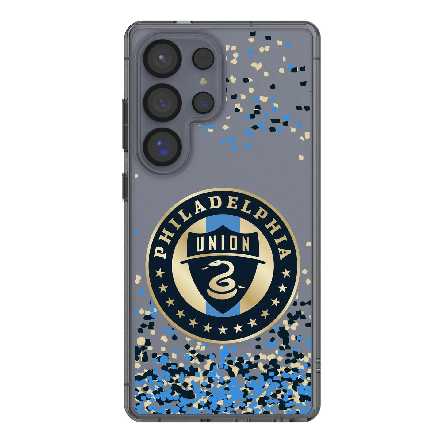 Philadelphia Union Confetti Clear Phone Case for Samsung Galaxy