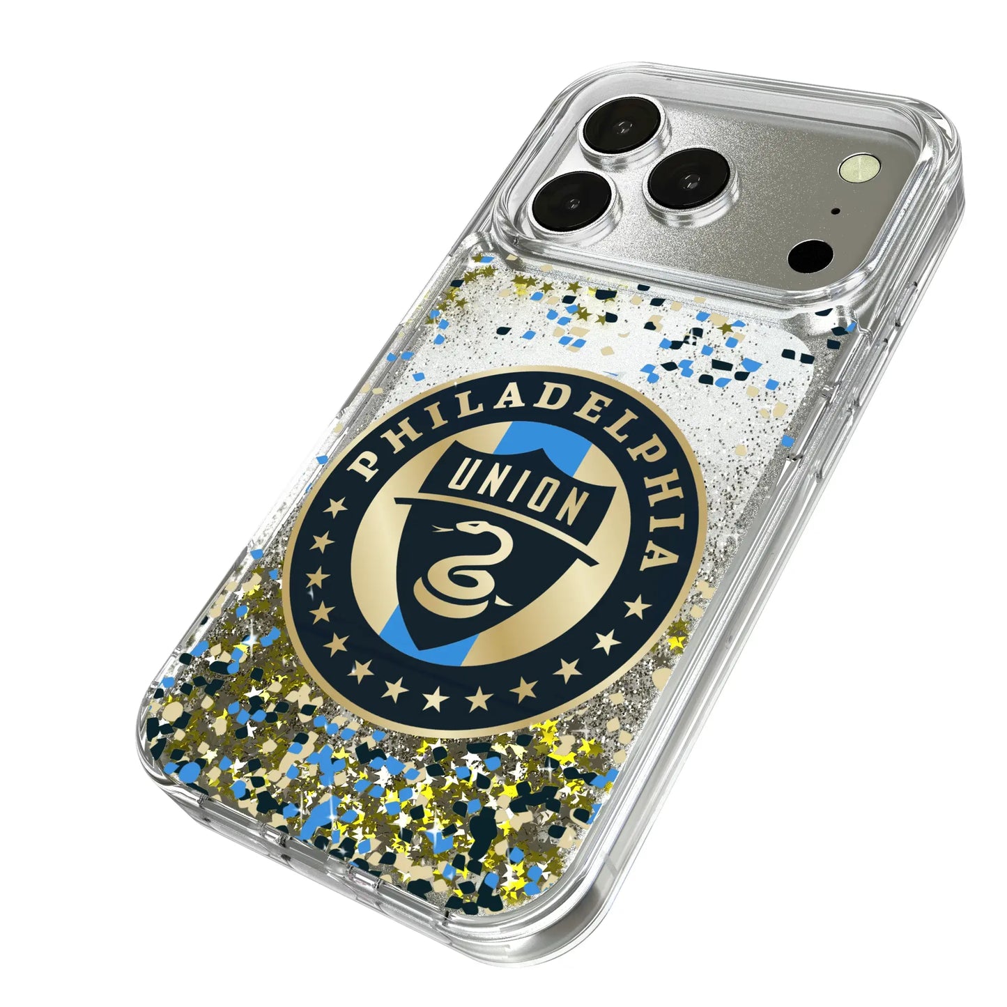 Philadelphia Union Confetti Glitter Phone Case for Apple iPhone