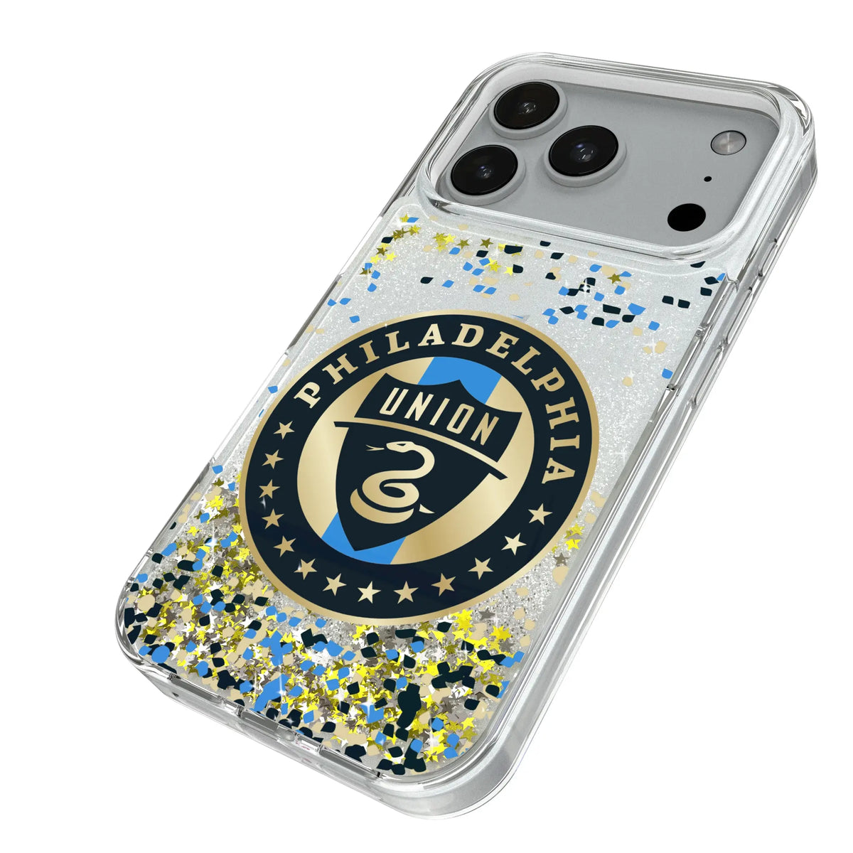 Philadelphia Union Confetti Glitter Phone Case for Apple iPhone