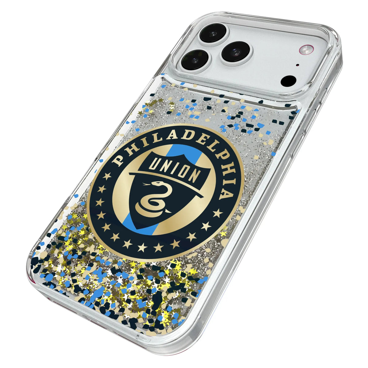 Philadelphia Union Confetti Glitter Phone Case for Apple iPhone