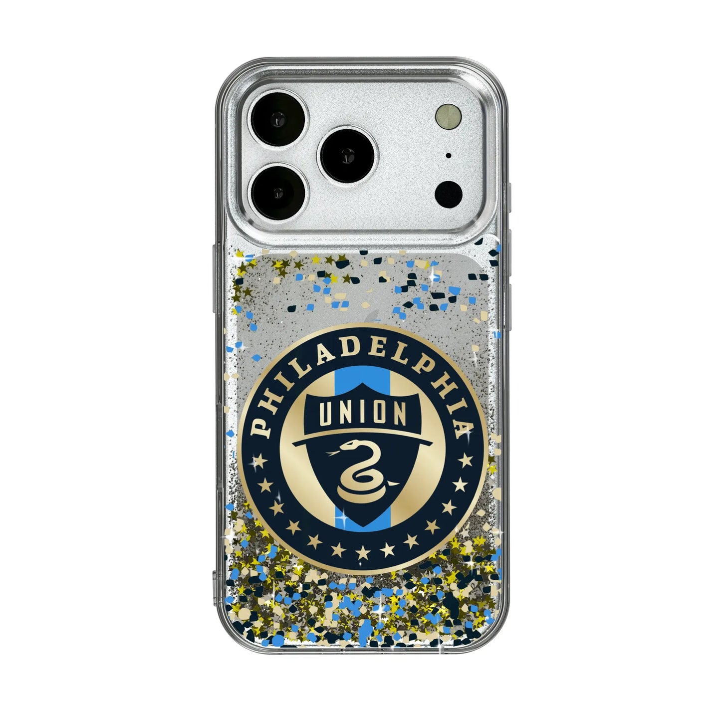Philadelphia Union Confetti Glitter Phone Case for Apple iPhone