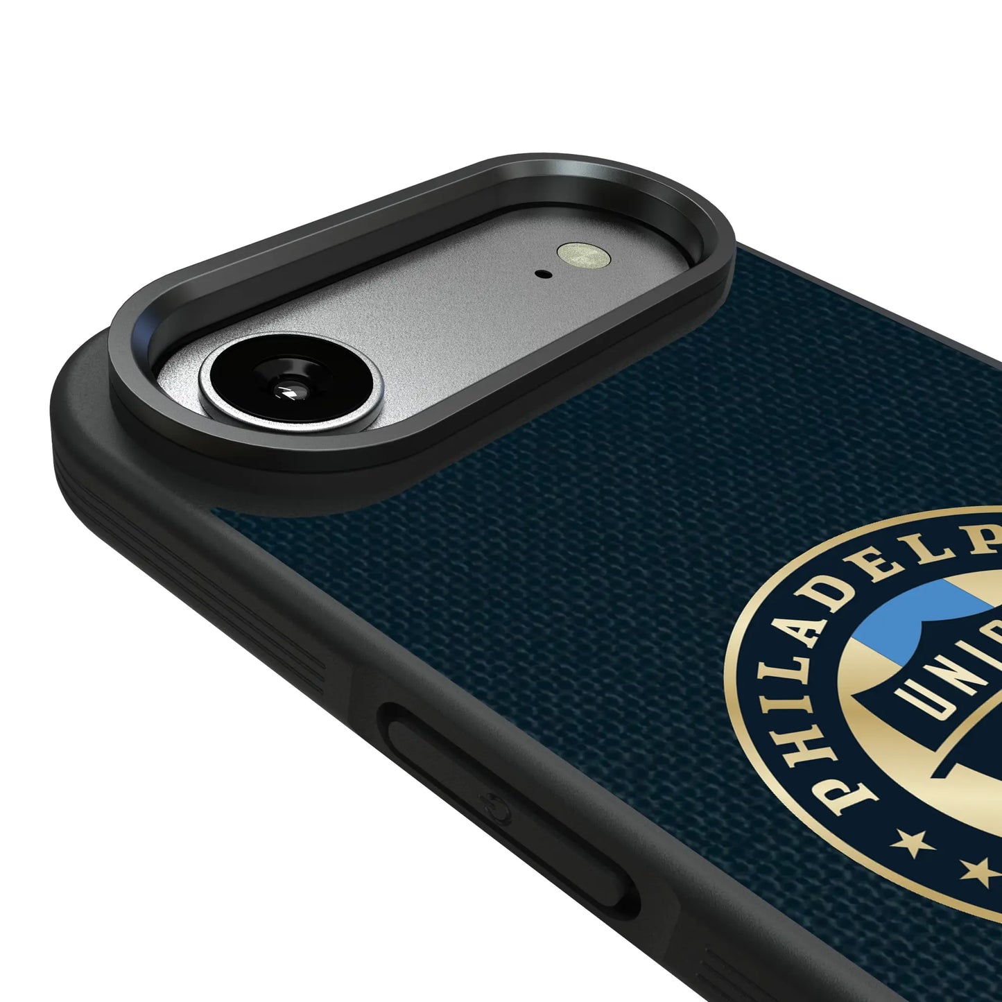 Philadelphia Union Diagonal Stripe Bump Phone Case for Apple iPhone