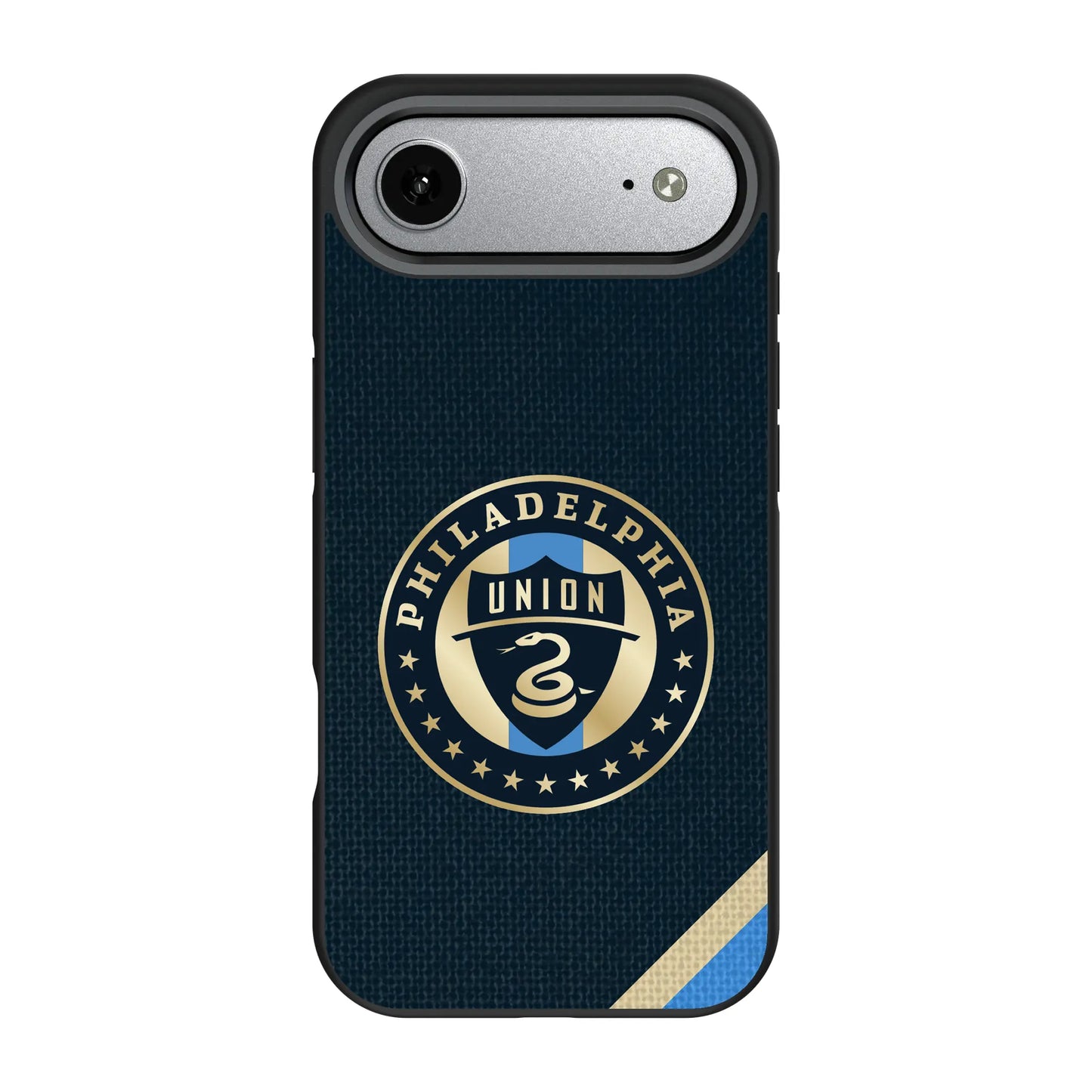 Philadelphia Union Diagonal Stripe Bump Phone Case for Apple iPhone