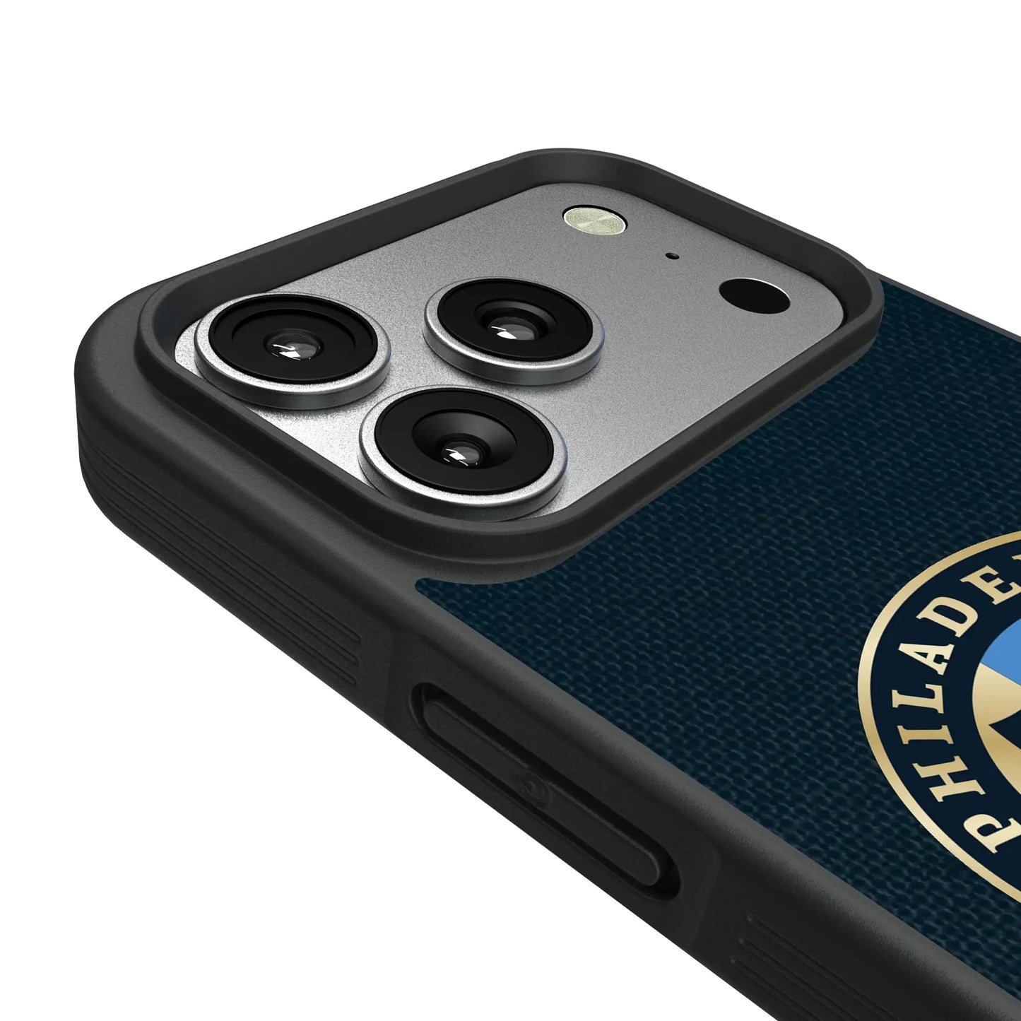 Philadelphia Union Diagonal Stripe Bump Phone Case for Apple iPhone