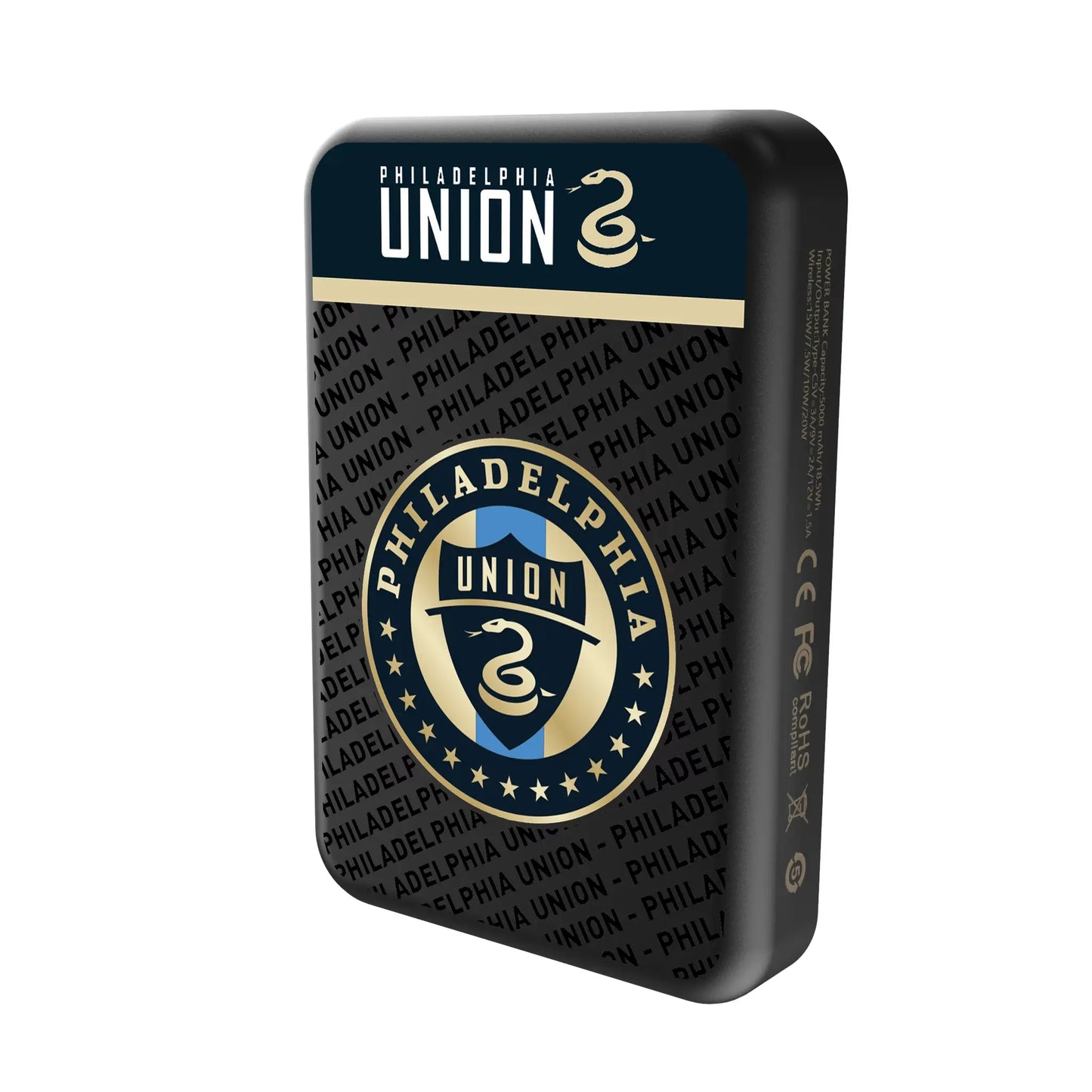 Philadelphia Union Endzone Plus Wireless Mag Power Bank