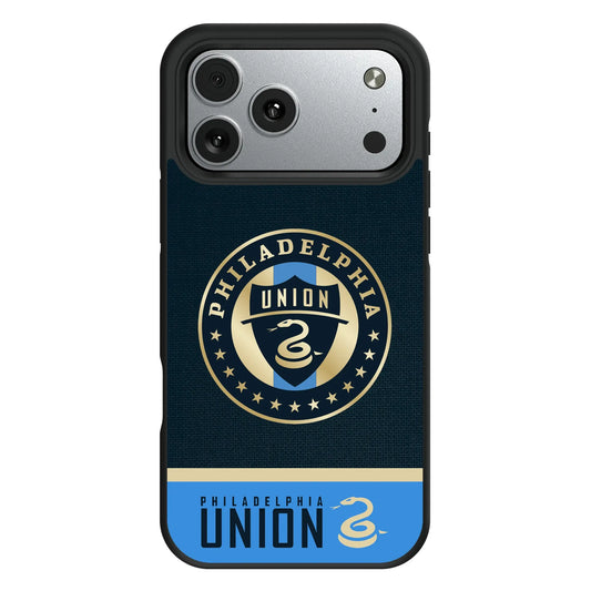 Philadelphia Union Endzone Solid Bump Phone Case for Apple iPhone
