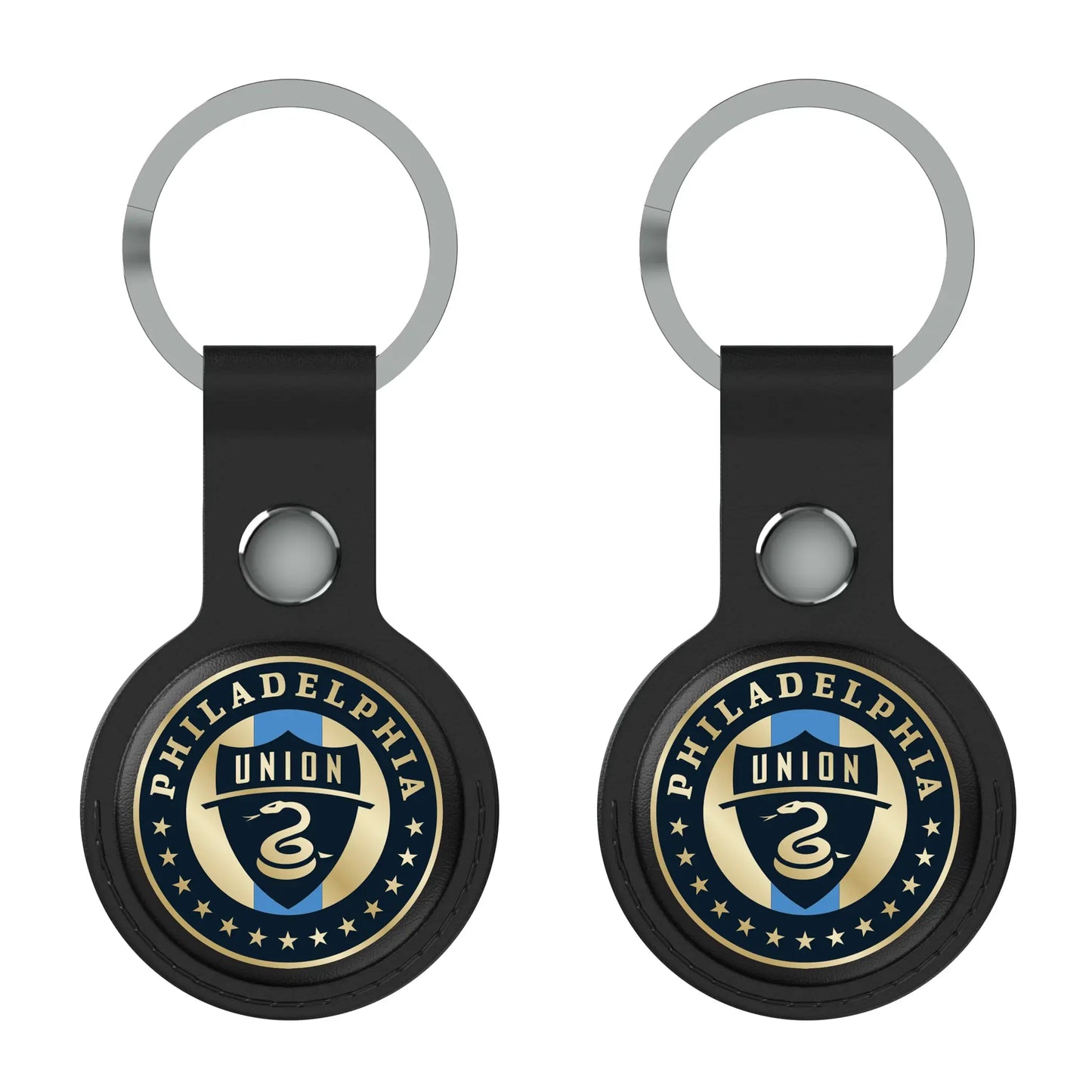 Philadelphia Union Insignia Black Airtag Holder 2-Pack