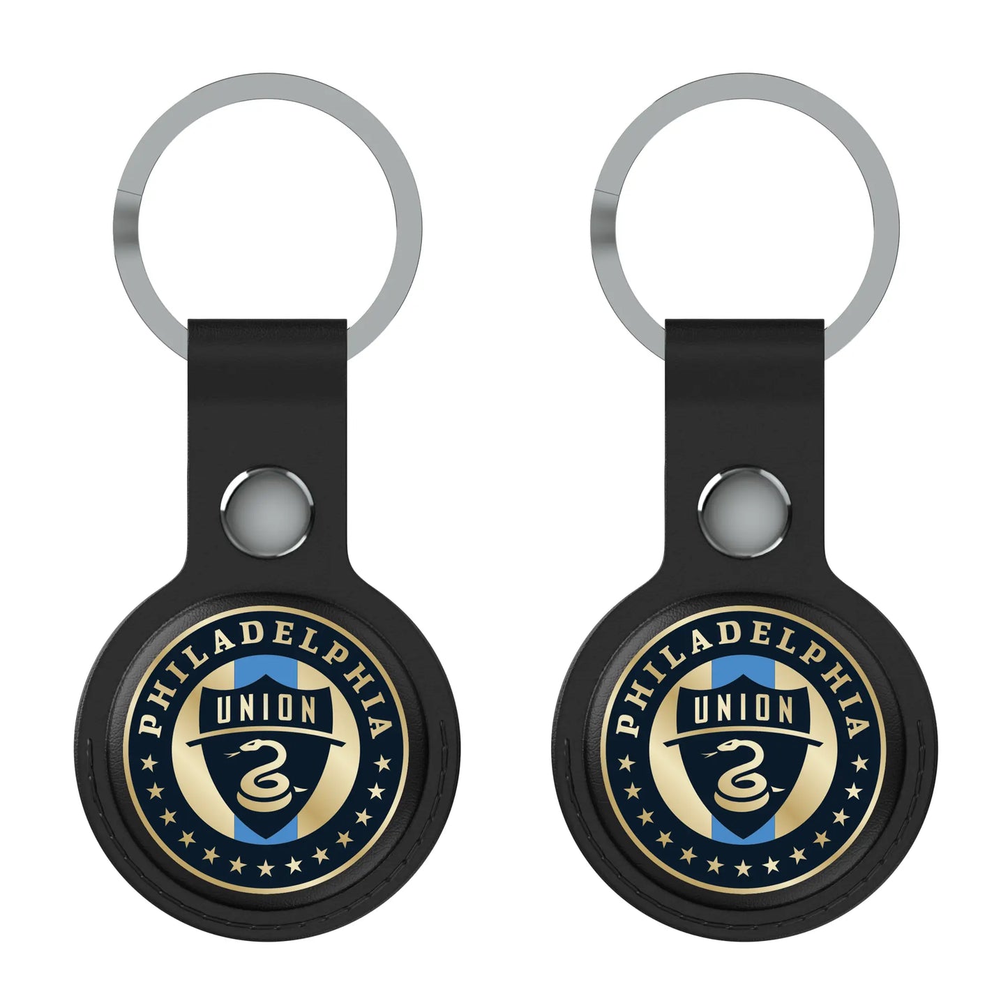 Philadelphia Union Insignia Black Airtag Holder 2-Pack