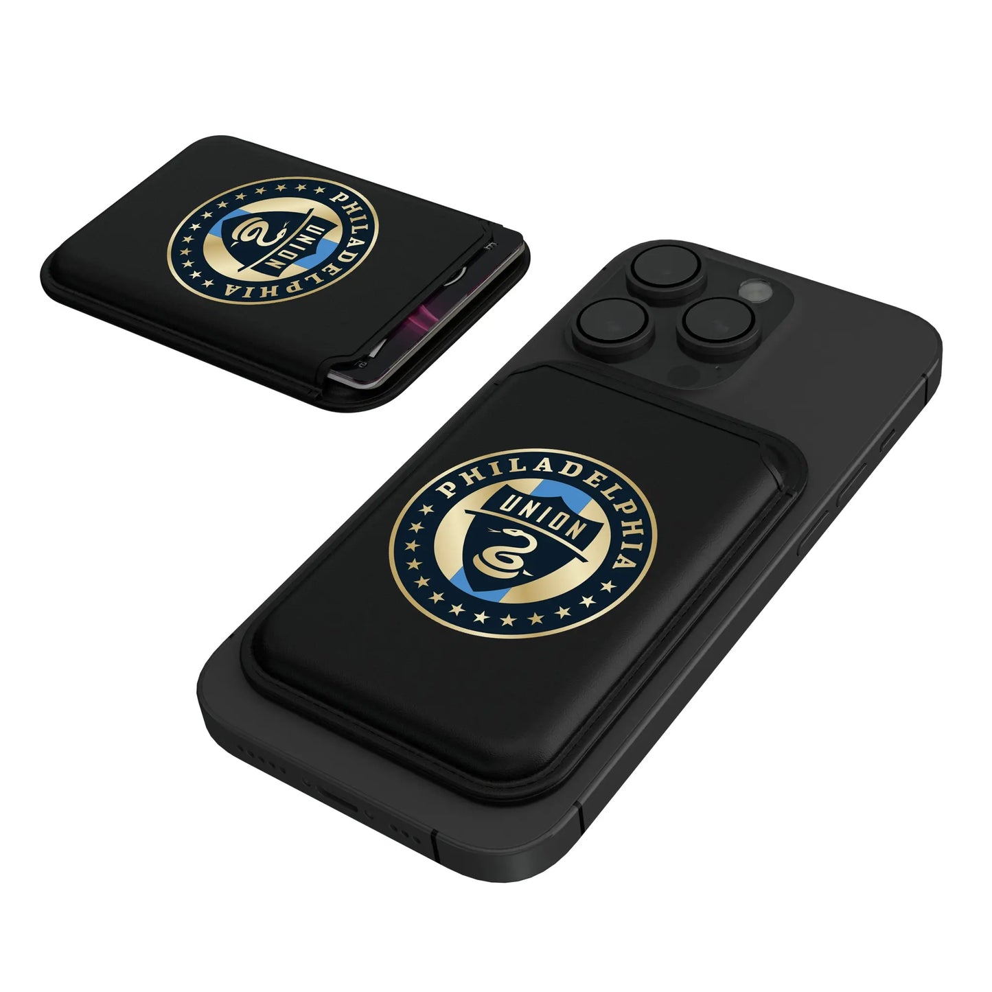 Philadelphia Union Insignia Black Magnetic Credit Card Wallet