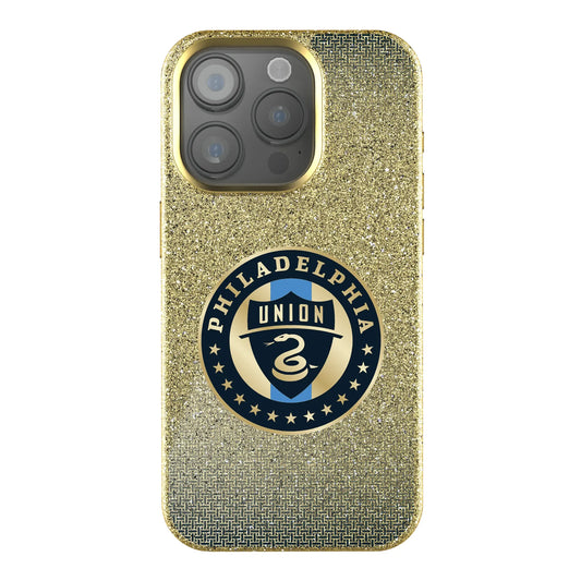 Philadelphia Union Linen Bling Phone Case for Apple iPhone