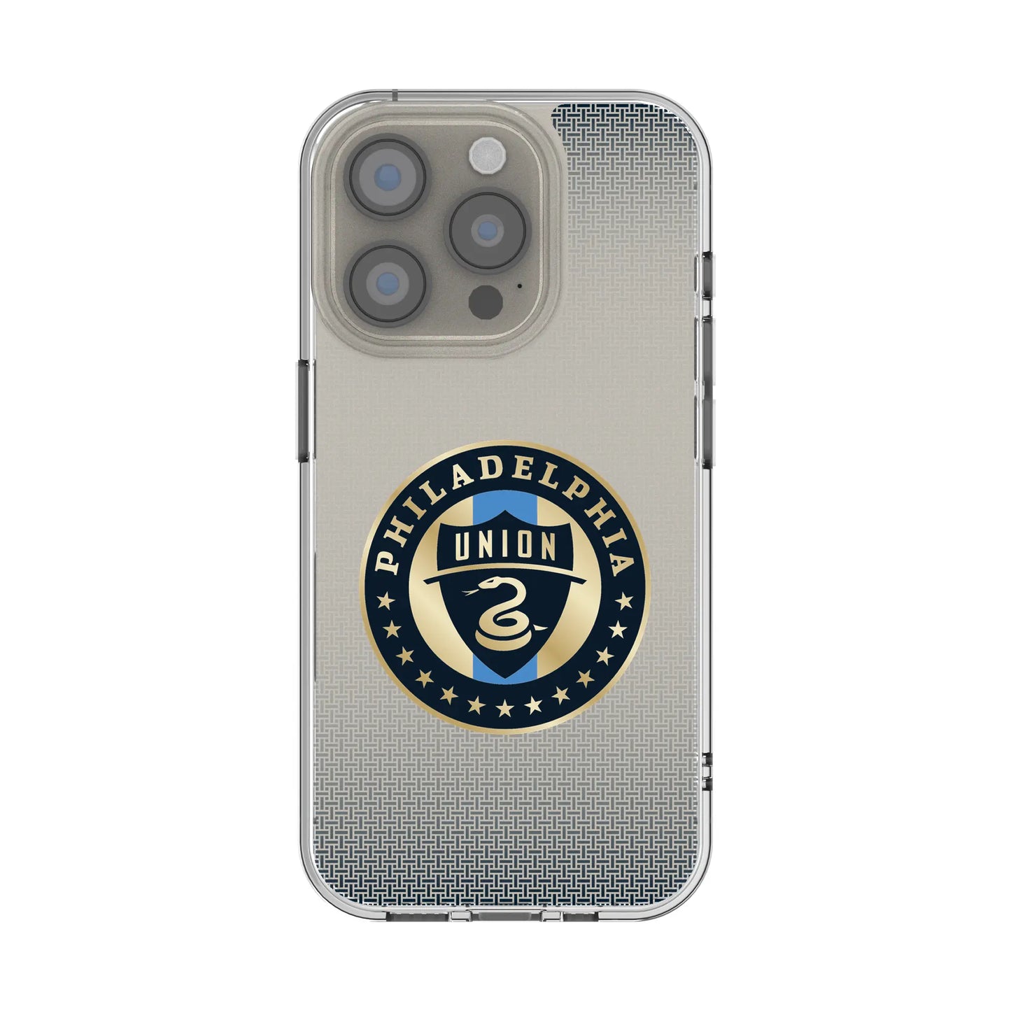 Philadelphia Union Linen Clear Phone Case for Apple iPhone