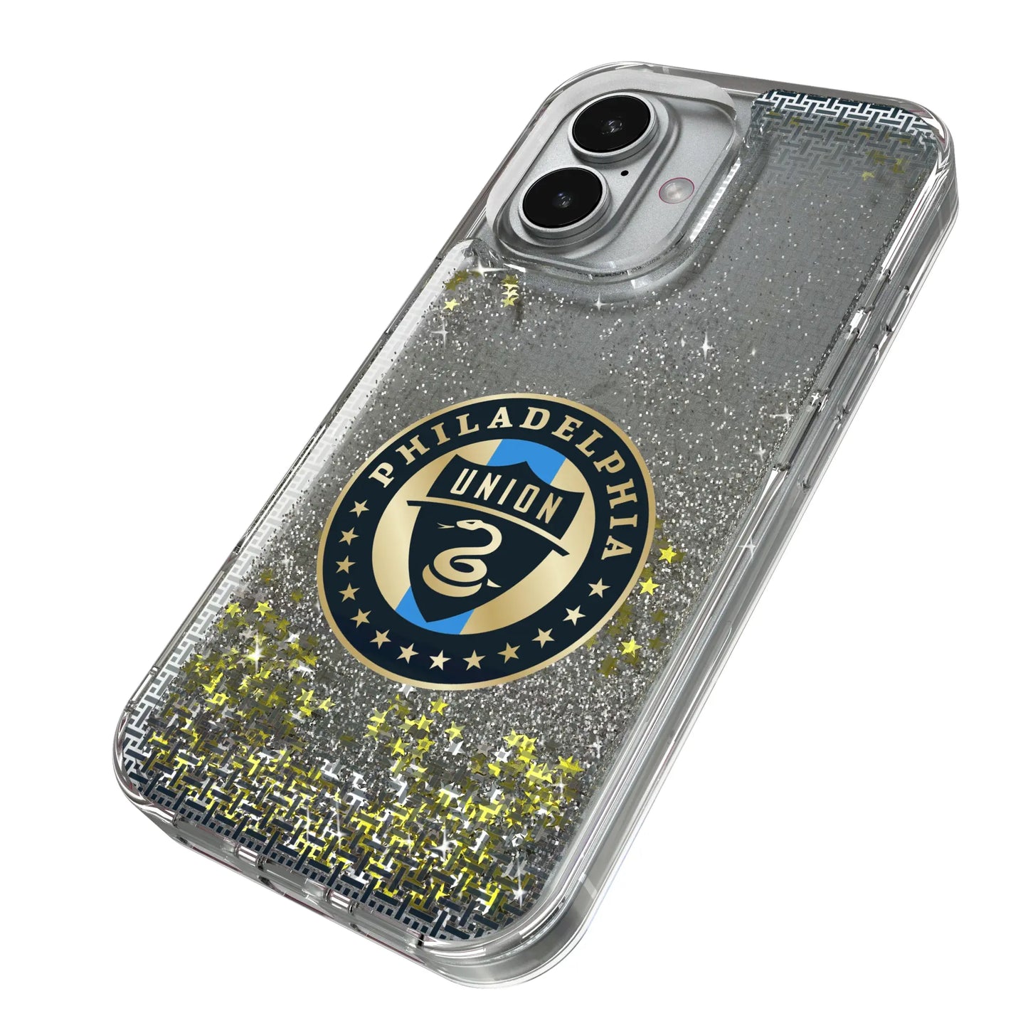 Philadelphia Union Linen Glitter Phone Case for Apple iPhone