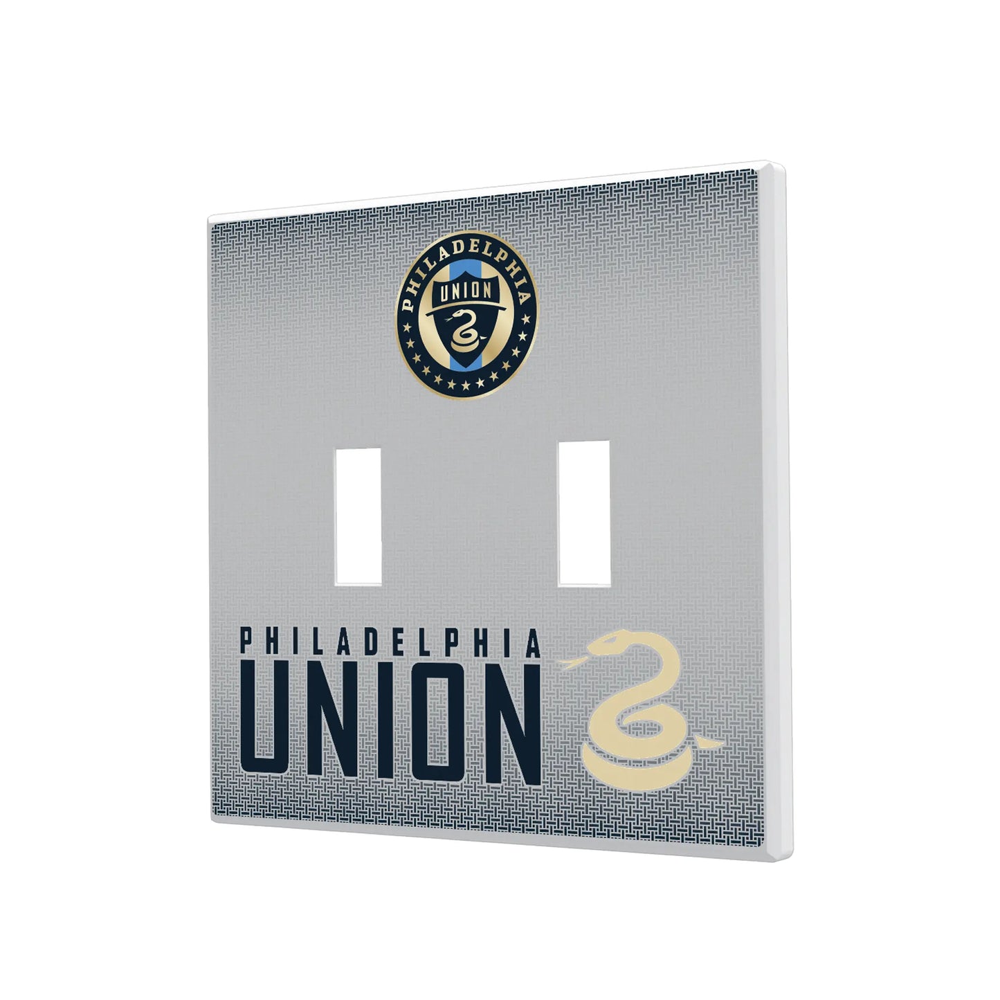 Philadelphia Union Linen Hidden-Screw Light Switch Plate