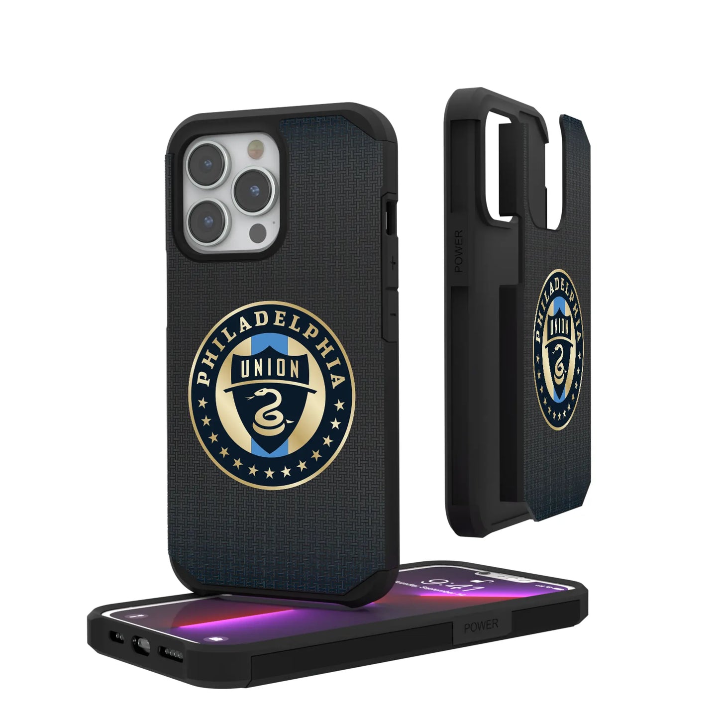 Philadelphia Union Linen Rugged Phone Case for Apple iPhone