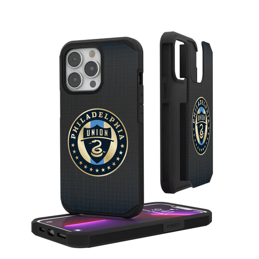 Philadelphia Union Linen Rugged Phone Case for Apple iPhone