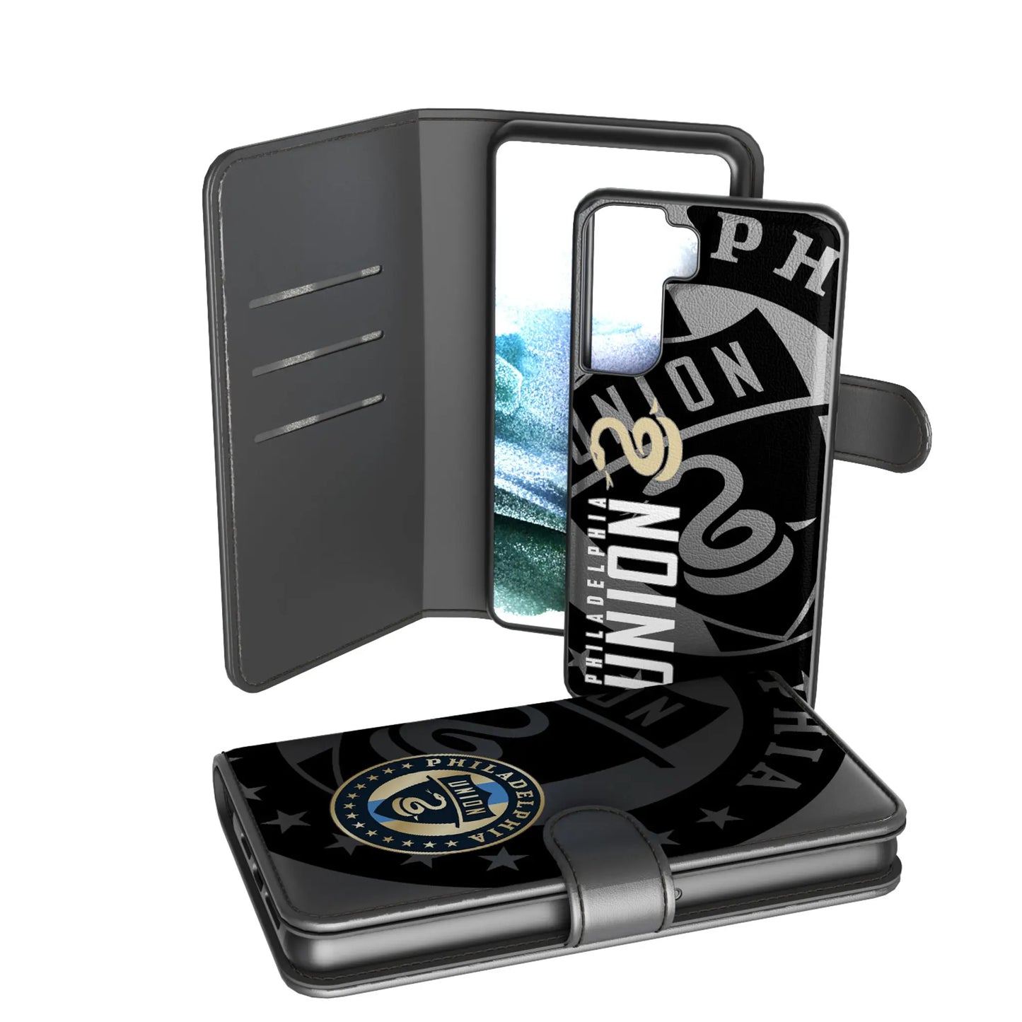 Philadelphia Union Monocolor Tilt Wallet Phone Case for Apple iPhone