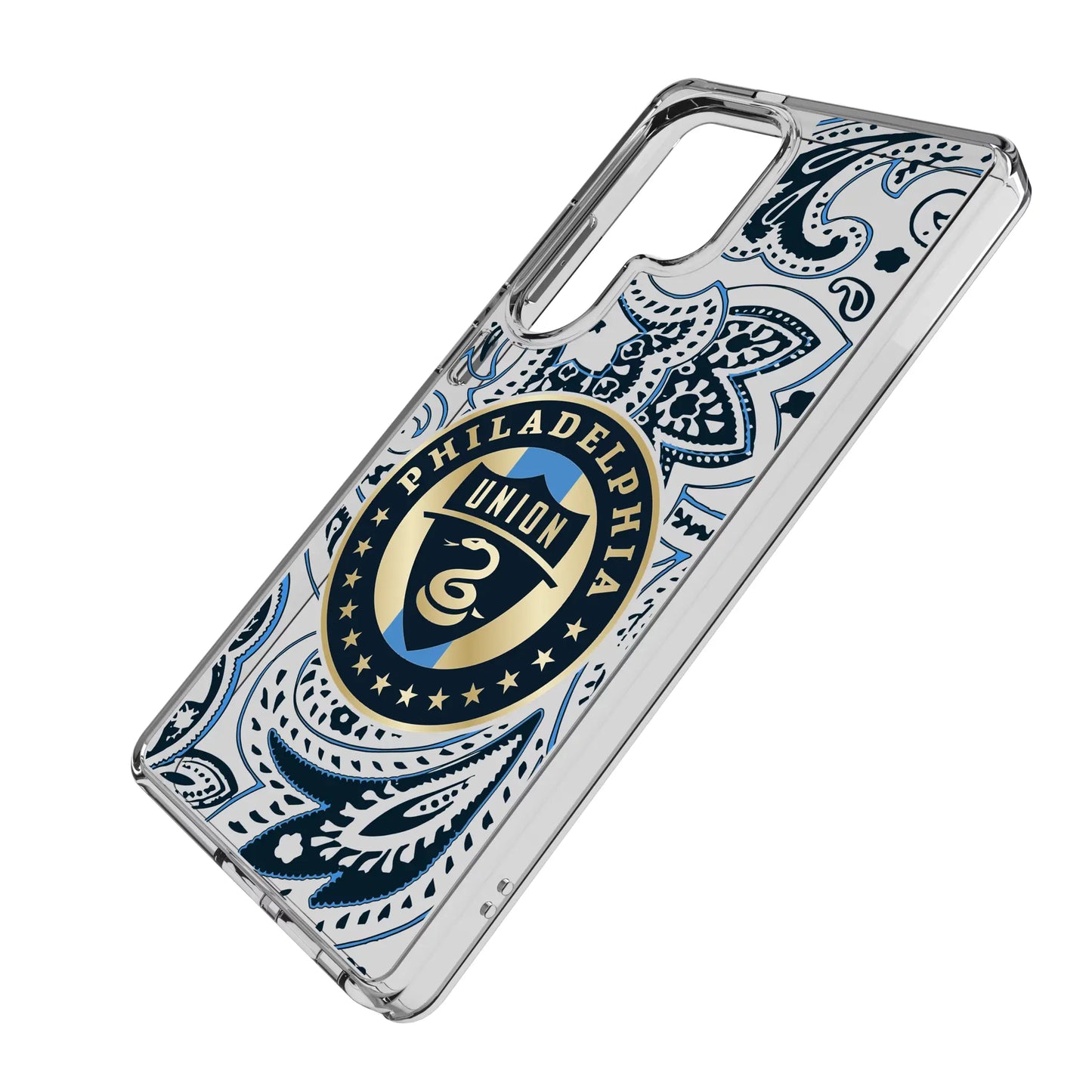 Philadelphia Union Paisley Clear Phone Case for Samsung Galaxy