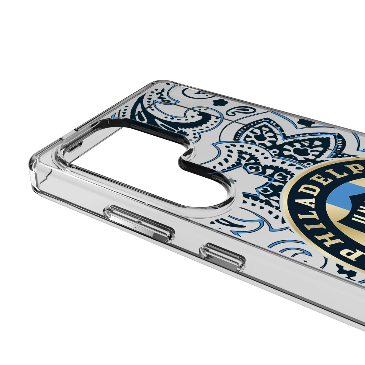 Philadelphia Union Paisley Clear Phone Case for Samsung Galaxy