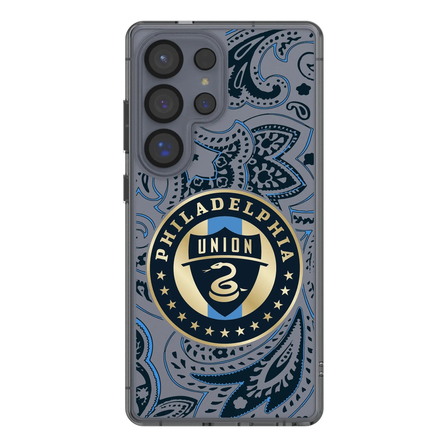 Philadelphia Union Paisley Clear Phone Case for Samsung Galaxy