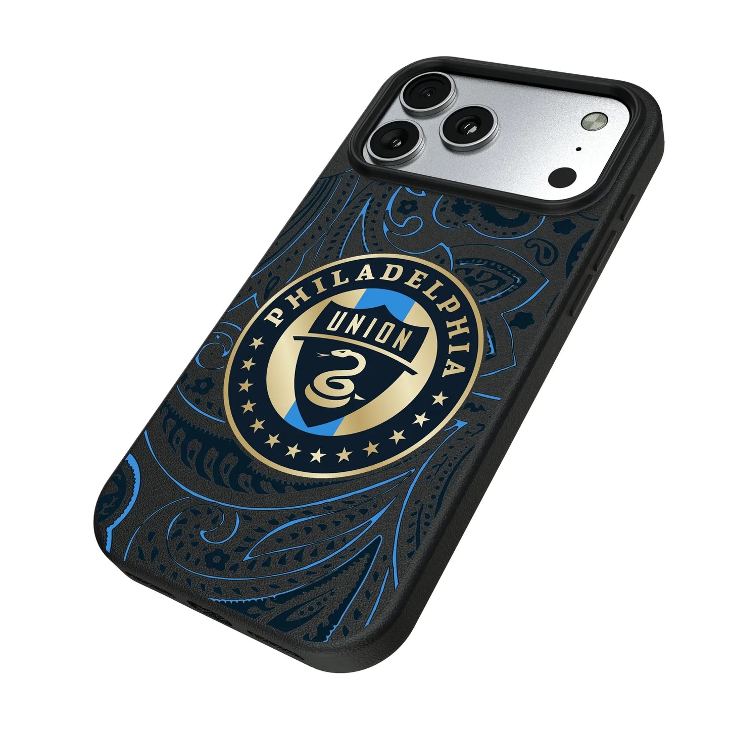 Philadelphia Union Paisley MagSafe Compatible Phone Case for Apple iPhone