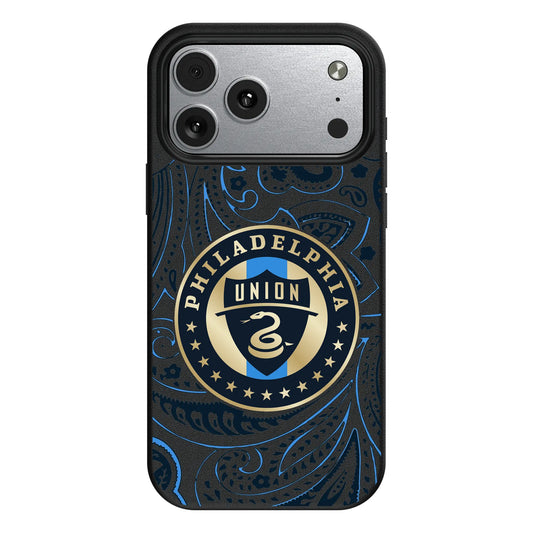 Philadelphia Union Paisley MagSafe Compatible Phone Case for Apple iPhone