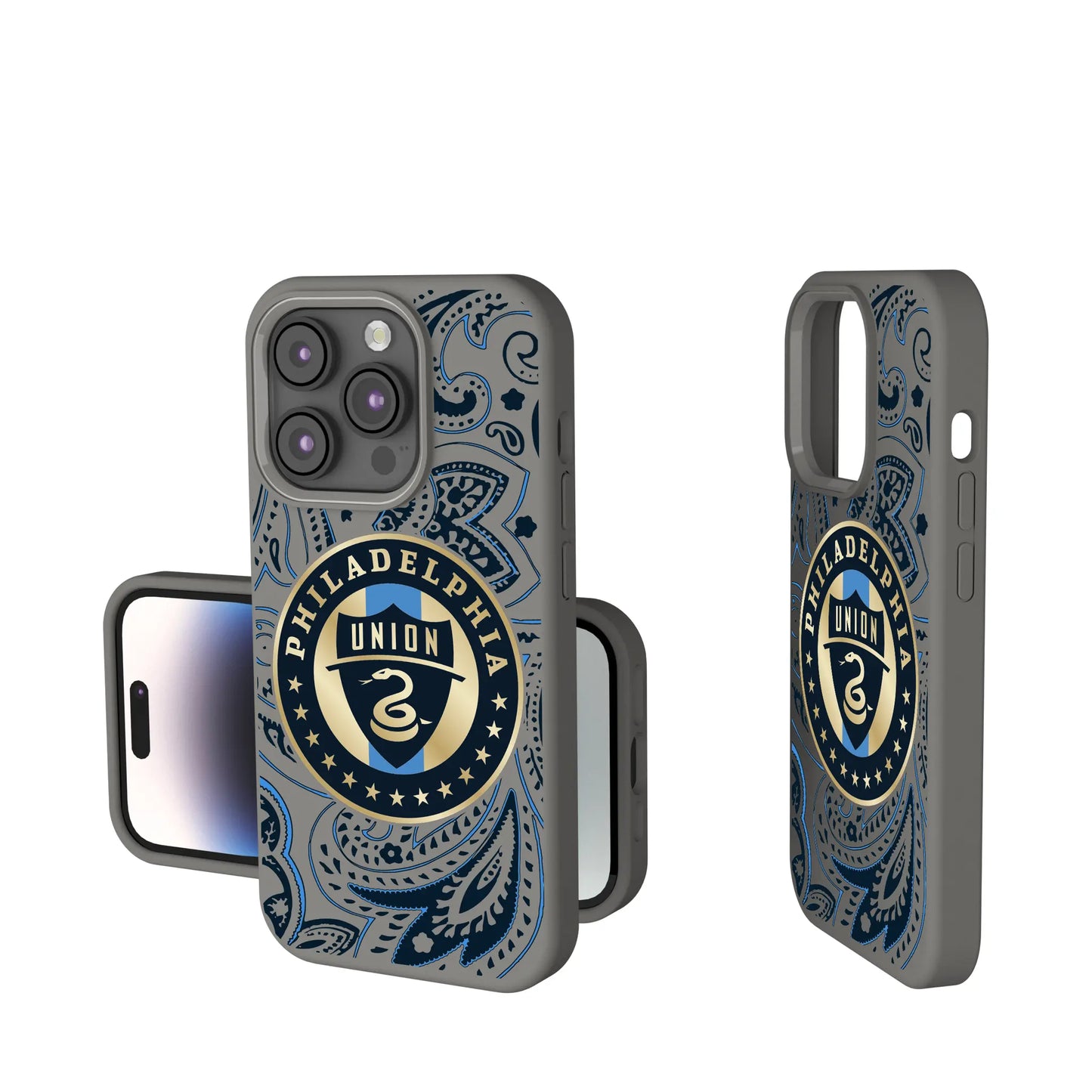 Philadelphia Union Paisley Soft Touch Phone Case for Apple iPhone