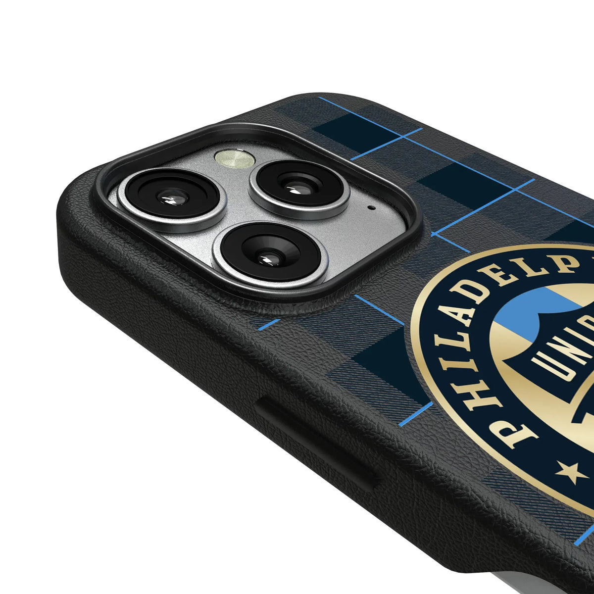 Philadelphia Union Plaid MagSafe Compatible Phone Case for Apple iPhone