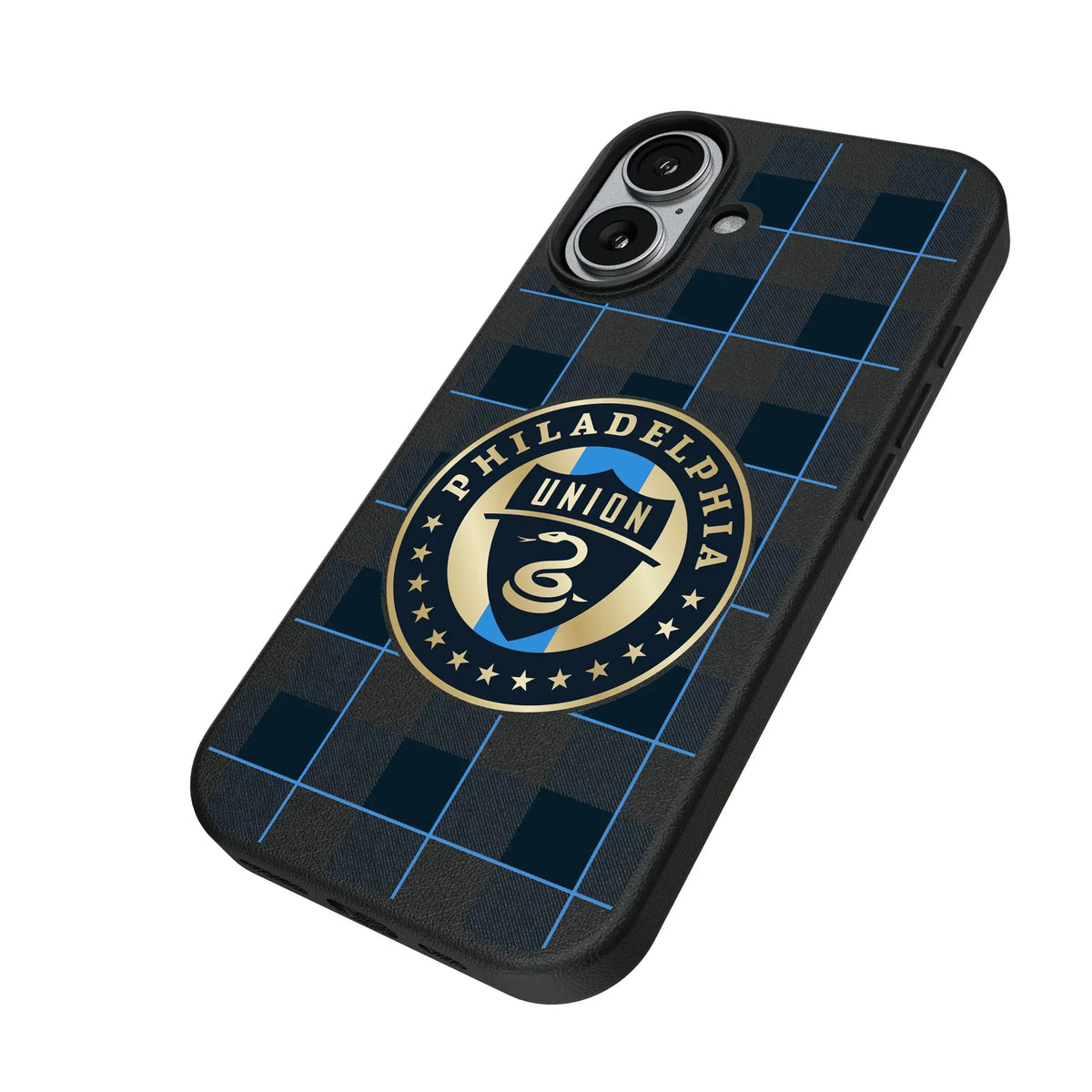 Philadelphia Union Plaid MagSafe Compatible Phone Case for Apple iPhone