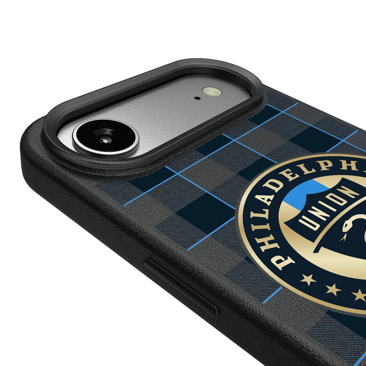 Philadelphia Union Plaid MagSafe Compatible Phone Case for Apple iPhone